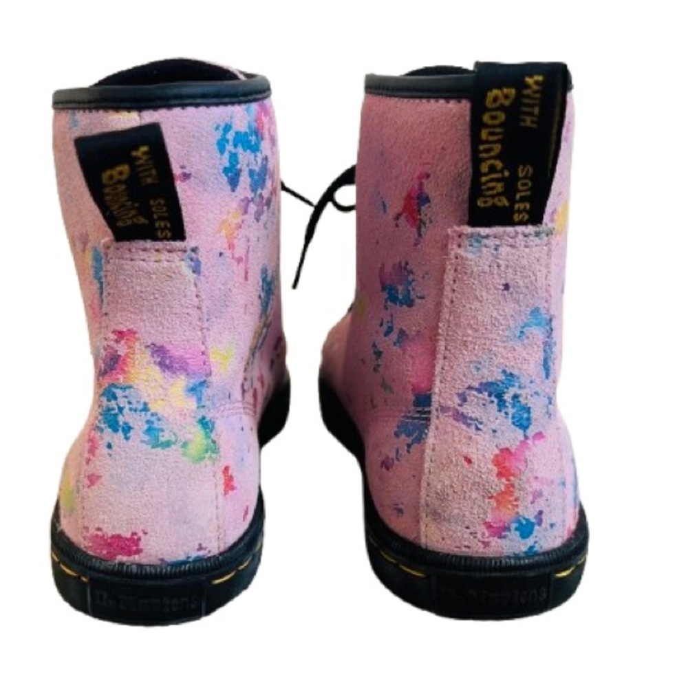 Dr. Martens SHERIDAN WOMEN'S CONFETTI SUEDE CASUAL BOOTS - Picture 5 of 7